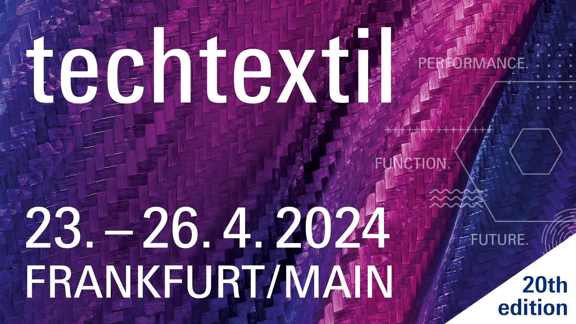 Techtextil Leading international trade fair for technical textiles and nonwovens